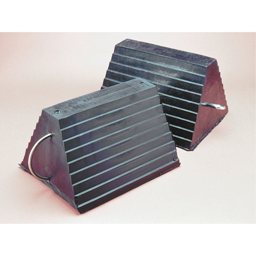 Cale de roue, 9" x 8" x 6", Noir Ottawa Fastener Supply