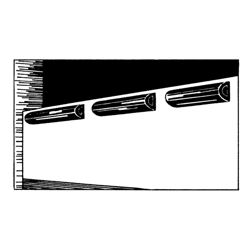 Extruded Rubber Dock Fenders, Rubber, 4-1/2" W x 12" L x 3-3/4" D Ottawa Fastener Supply