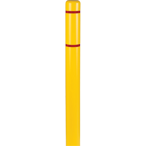 Capuchons en polyethylene pour borne de protection, 4-1/2" dia. x 64" l, Jaune Ottawa Fastener Supply