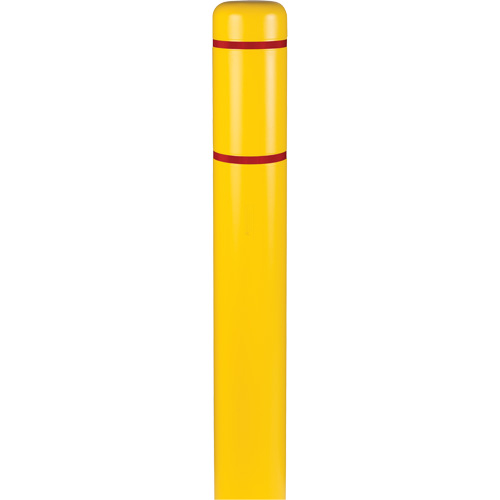 Polyethylene Bollard Covers, 6-5/8" Dia. x 72" L, Yellow Ottawa Fastener Supply