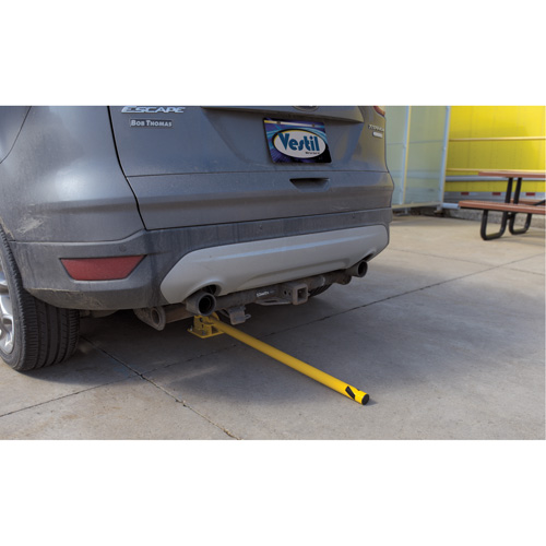 Butoirs repliables, Acier, 42" h x 1-3/4" la, Jaune Ottawa Fastener Supply