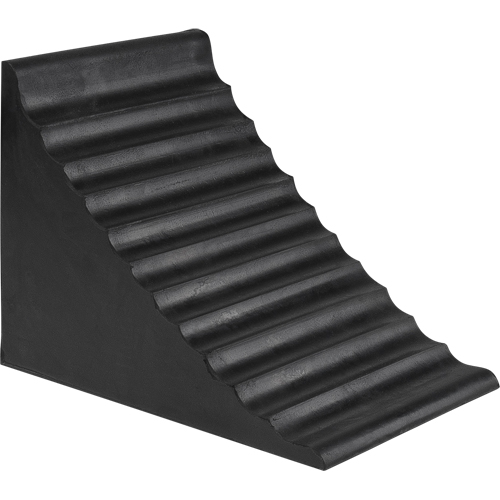 Cale de roue, 9-7/8" x 7-1/8" x 7-1/2", Noir Ottawa Fastener Supply