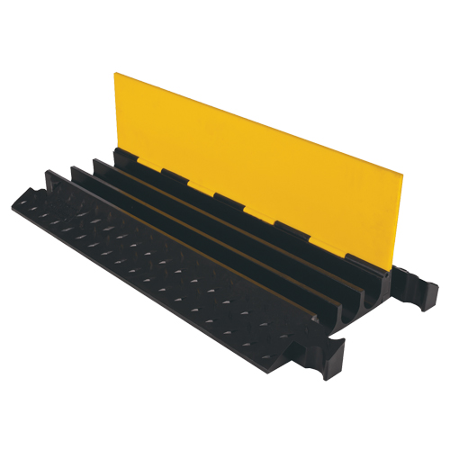 Yellow Jacket&reg; Heavy Duty Cable Protector, 3 Channels, 36" L x 18.5" W x 2.875" H Ottawa Fastener Supply