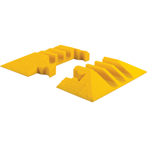 Yellow Jacket&reg; 3-Channel Heavy Duty Cable Protector - End Caps Ottawa Fastener Supply