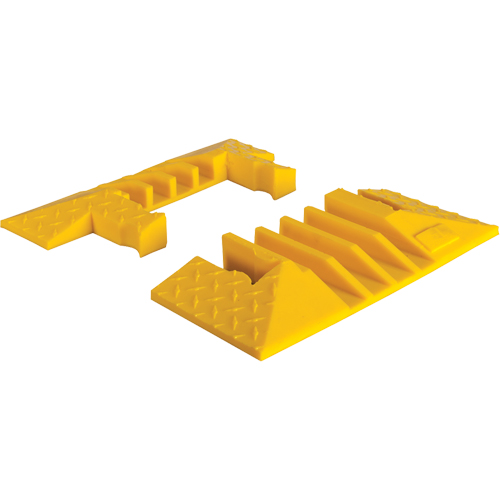 Yellow Jacket&reg; 4-Channel Heavy Duty Cable Protector - End Caps Ottawa Fastener Supply