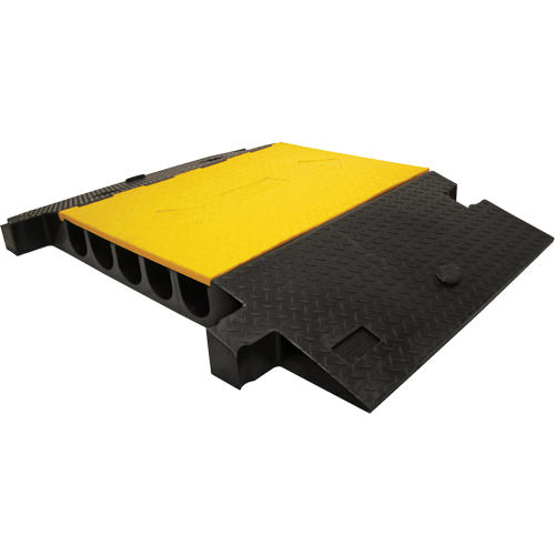 Yellow Jacket&reg; Heavy Duty Cable Protector, 5 Channels, 35.75" L x 57.25" W x 5.125" H Ottawa Fastener Supply