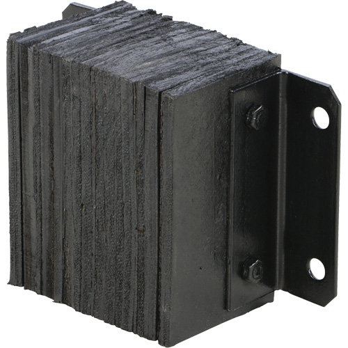 Laminated Dock Bumper, Horizontal, Rubber, 12" W x 6" D x 10" H Ottawa Fastener Supply