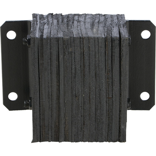 Laminated Dock Bumper, Horizontal, Rubber, 12" W x 6" D x 10" H Ottawa Fastener Supply