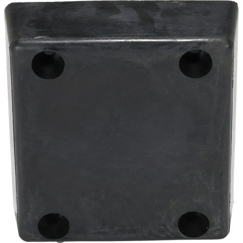 Molded Dock Bumper, Reinforced Rubber, 12" W x 4" D x 13" H Ottawa Fastener Supply