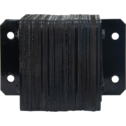 Laminated Dock Bumpers, Horizontal, Rubber, 12" W x 4" D x 10" H Ottawa Fastener Supply