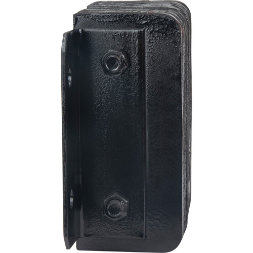 Laminated Dock Bumpers, Horizontal, Rubber, 12" W x 4" D x 10" H Ottawa Fastener Supply