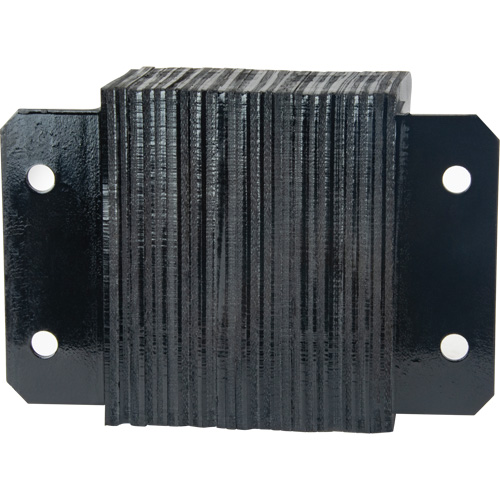 Laminated Dock Bumpers, Horizontal, Rubber, 12" W x 6" D x 10" H Ottawa Fastener Supply