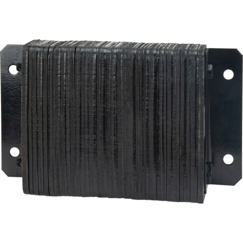 Laminated Dock Bumpers, Horizontal, Rubber, 18" W x 4" D x 12" H Ottawa Fastener Supply