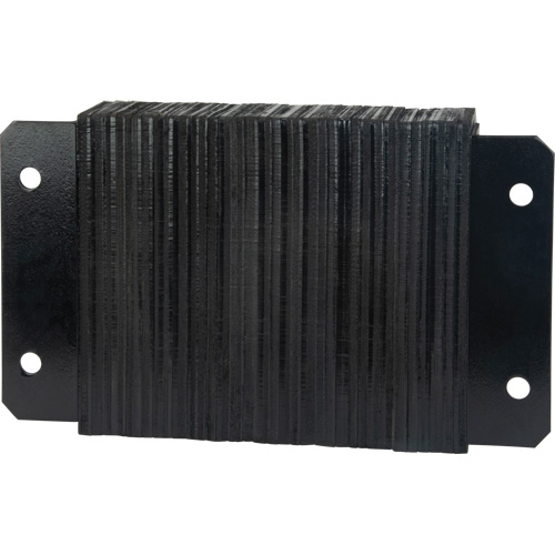 Laminated Dock Bumpers, Horizontal, Rubber, 18" W x 4" D x 12" H Ottawa Fastener Supply