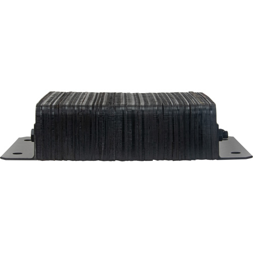 Laminated Dock Bumpers, Horizontal, Rubber, 18" W x 4" D x 12" H Ottawa Fastener Supply