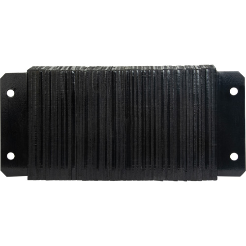 Laminated Dock Bumpers, Horizontal, Rubber, 24" W x 4" D x 12" H Ottawa Fastener Supply