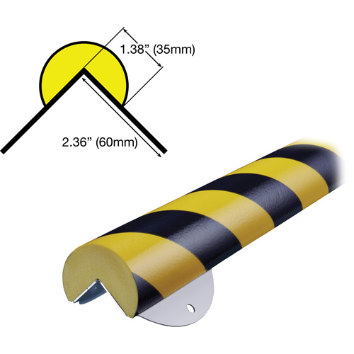 WPK-A+ Profile 1M Corner Protection Bumper Guard Wall Protection Kit Ottawa Fastener Supply