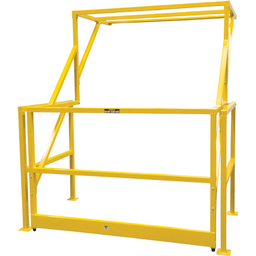 Barri&egrave;re de s&eacute;curit&eacute; pour mezzanine, 70" lo x 77" ha, 78" &eacute;lev&eacute;e, Jaune Ottawa Fastener Supply