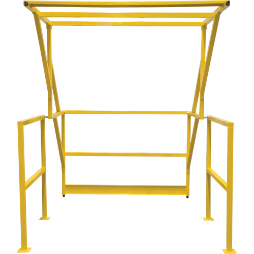 Barri&egrave;re de s&eacute;curit&eacute; pour mezzanine, 70" lo x 77" ha, 78" &eacute;lev&eacute;e, Jaune Ottawa Fastener Supply