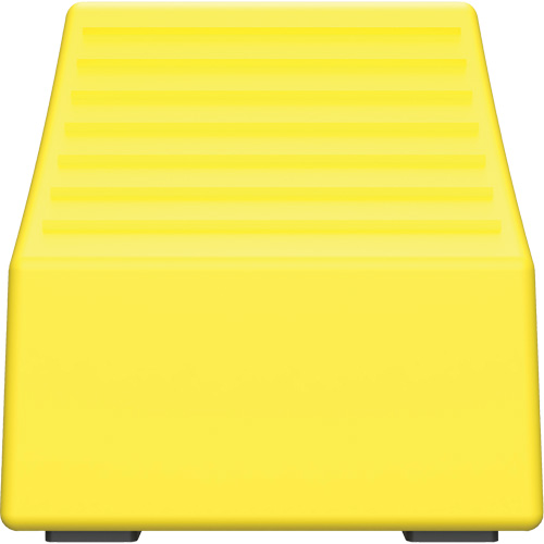 Cale de roue ultra-robuste pour l'exploitation mini&egrave;re Checkers Safety, PEHD, Jaune, 14-1/2" la x 17-1/2" p x 16" h Ottawa Fastener Supply