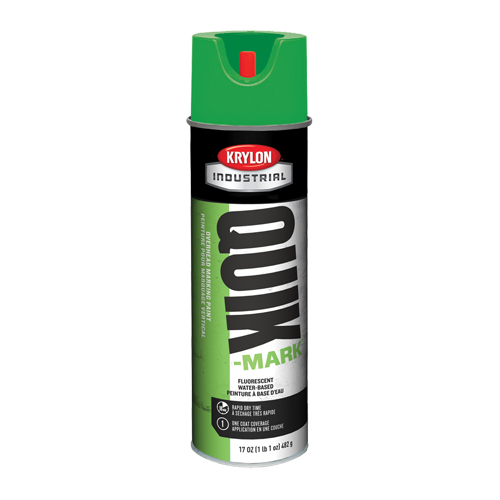 Peinture de marquage industrielle &agrave; base d'eau pour le travail en hauteur Quik-Mark, 17 oz, Canette a&eacute;rosol Ottawa Fastener Supply