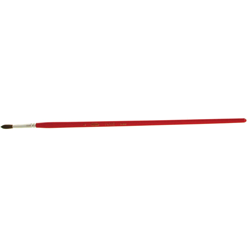 Pinceau de forme ronde pour marquage, Largeur de la brosse de 5/32", Soie de chameau, Manche &agrave; Bois Ottawa Fastener Supply