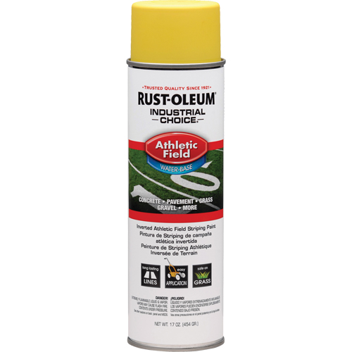 Industrial Choice&reg; AF1600 Athletic Field Striping Paint, Yellow, 17 oz., Aerosol Can Ottawa Fastener Supply