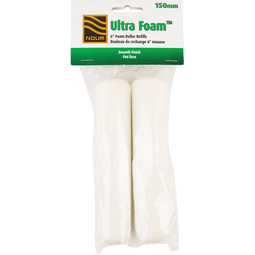 Ultra Foam High Density Paint Rollers, 9.525 mm (3/8") Nap, 152.4 mm (6") L Ottawa Fastener Supply
