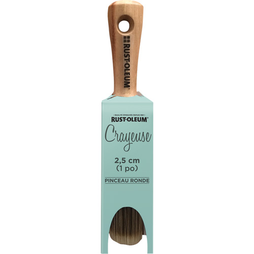 Chalked Oval Paint Brush, Polyester/Synthetic, Wood Handle, 1" Width Ottawa Fastener Supply