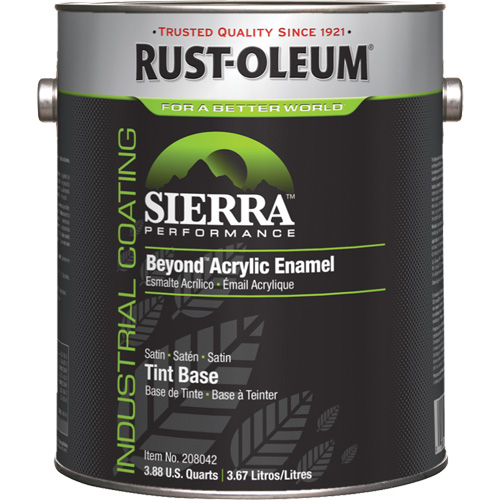 Sierra Performance Beyond Acrylic Enamel, Gallon, Tint Base Ottawa Fastener Supply