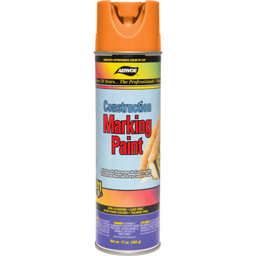 Construction Marking Paint, 17 oz., Aerosol Can Ottawa Fastener Supply