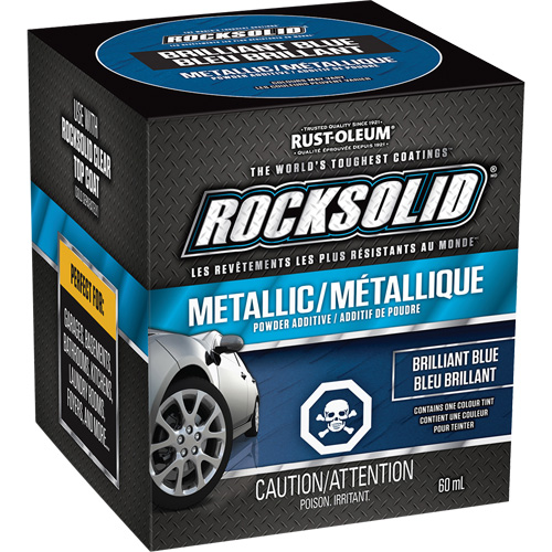 Additifs de poudre m&eacute;tallique RockSolid, 60 ml, Bouteille, Bleu brillant Ottawa Fastener Supply