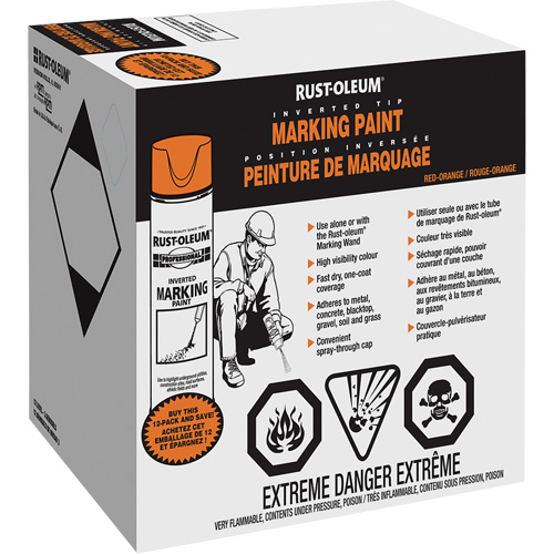 Inverted Marking Paint Spray, Aerosol Can Ottawa Fastener Supply