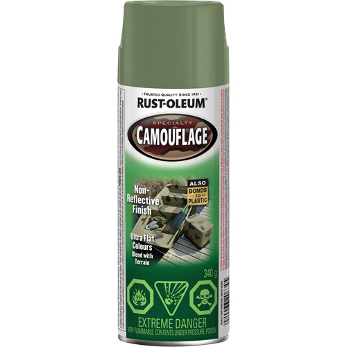 Specialty Camouflage Paint, Aerosol Can, Earth Brown Ottawa Fastener Supply