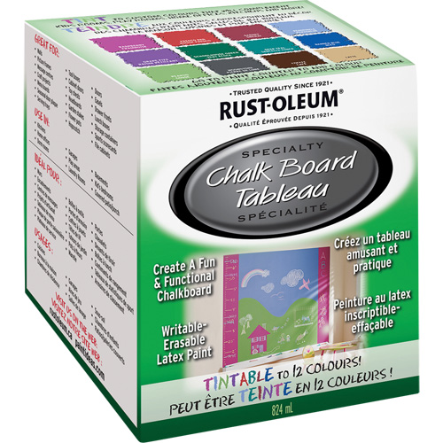 Peinture sp&eacute;cialis&eacute;e pour tableau noir, 824 ml, Trousse, Base &agrave; teinter Ottawa Fastener Supply