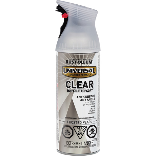 Universal Durable Top Coat, 312 g, Aerosol Can, Frosted Pearl Ottawa Fastener Supply