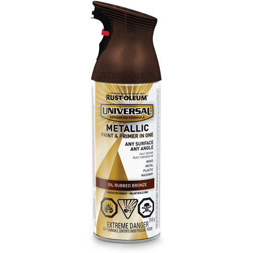 Universal&reg; Spray Paint, Oil Rubbed Bronze, Metallic, Aerosol Can Ottawa Fastener Supply