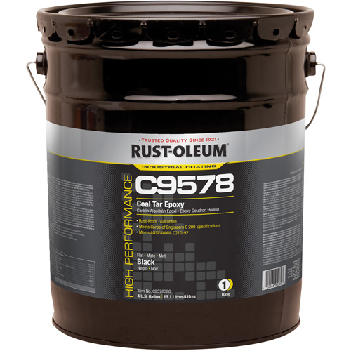 &eacute;poxy &agrave; base de goudron de houille et &agrave; haute teneur en solides du syst&egrave;me C9578, 4 gal., Seau Ottawa Fastener Supply