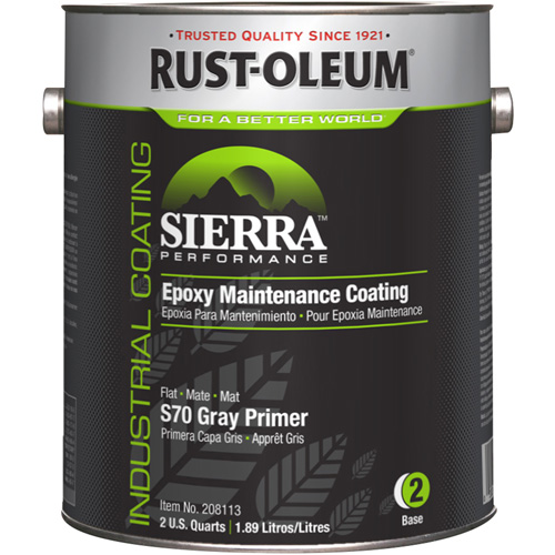 Sierra Performance S70/S71 Water-Based Epoxy Acrylic Primer, Gallon, Grey Ottawa Fastener Supply