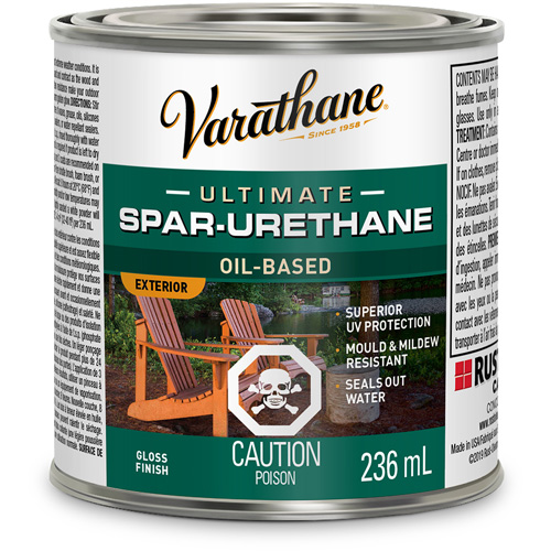 Fini diamant pour bois Varathane ext&eacute;rieur, 236 ml, Transparent, Brillant Ottawa Fastener Supply