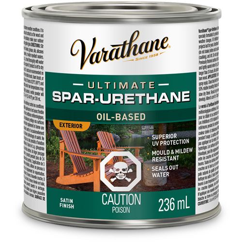Varathane&reg; Diamond Outdoor Wood Finish, 236 ml, Clear, Satin Ottawa Fastener Supply
