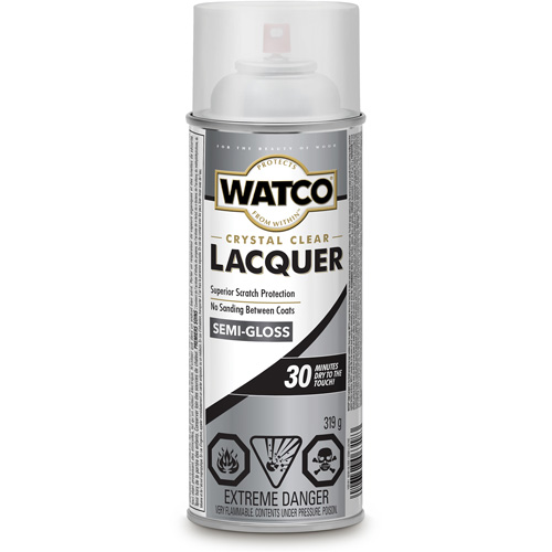 Laque pour bois Watco, 319 g, Transparent, Semi-brillant Ottawa Fastener Supply