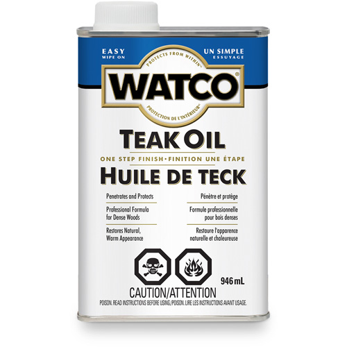 Huile de teck Watco, 946 ml, Transparent, Transparent Ottawa Fastener Supply