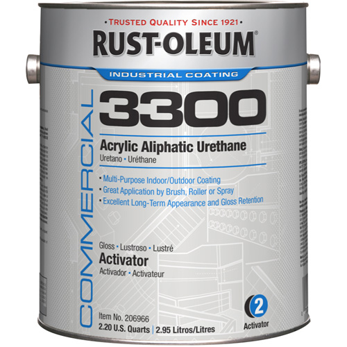 Syst&egrave;me 3300 de rev&ecirc;tement aliphatique &agrave; base dur&eacute;thane et dacrylique, 1 gal., Brillant Ottawa Fastener Supply