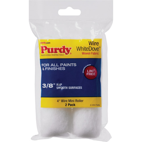 Dove Wire Mini Roller, 9.5 mm (3/8") Nap, 101 mm (4") L Ottawa Fastener Supply
