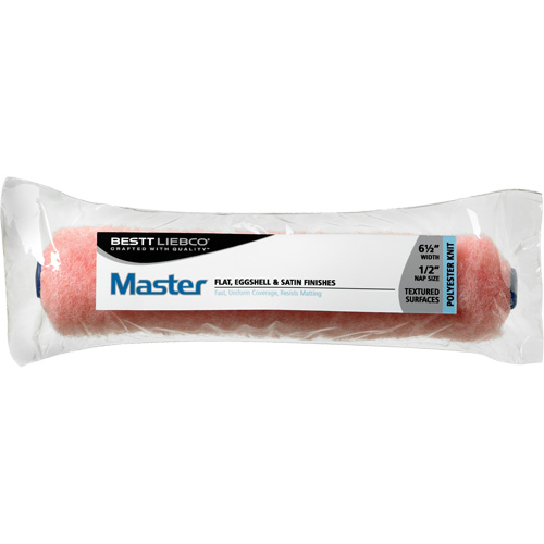 Master All Purpose Mini Roller Cover, 13 mm (1/2") Nap, 165.1 mm (6-1/2") L Ottawa Fastener Supply