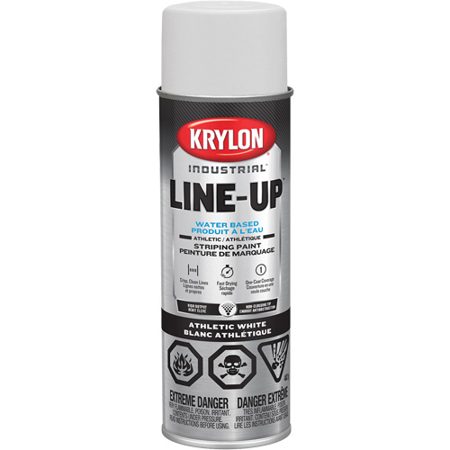 Industrial LINE-UP Athletic Field Striping Aerosol Paint, White, 18 oz., Aerosol Can Ottawa Fastener Supply
