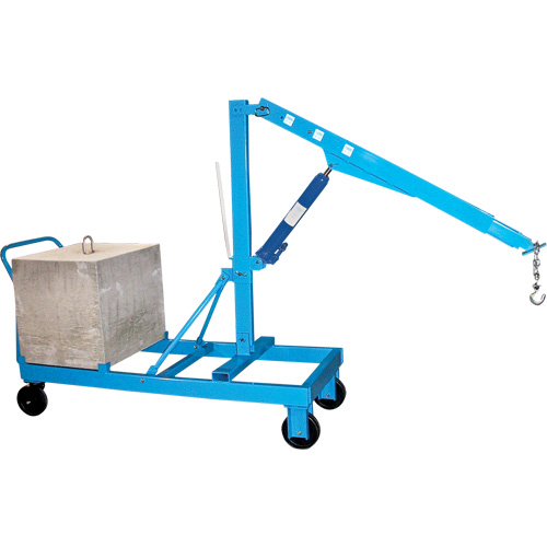 Potences de levage - Fl&egrave;che inverse, Lev&eacute;e 8', 2000 lb (1 tonne), 57" bras, 78" ha Ottawa Fastener Supply