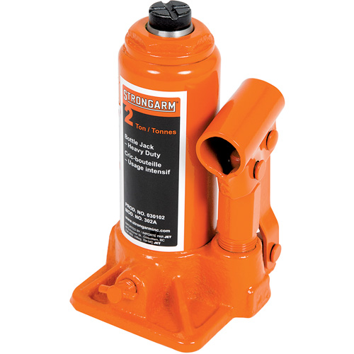 302A Bottle Jack, 2 tons, Manual Hydraulic, 12-1/2" Raised Height Ottawa Fastener Supply