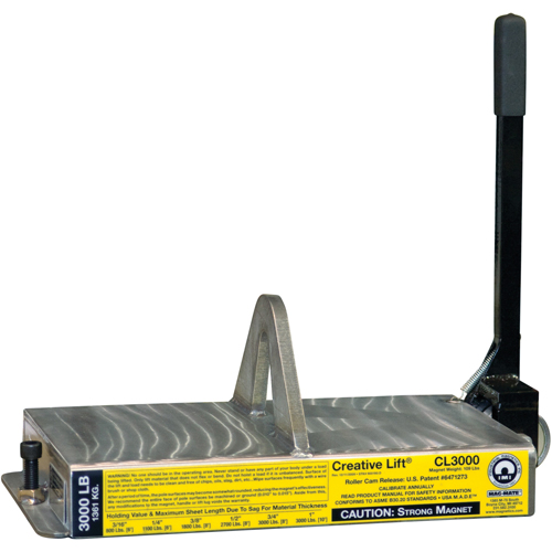 Aimants Creative Lift, Capacit&eacute; de retenue 3000 lb (1,5 tonne), 19-1/4" lo x 10-1/2" la x 7" h Ottawa Fastener Supply